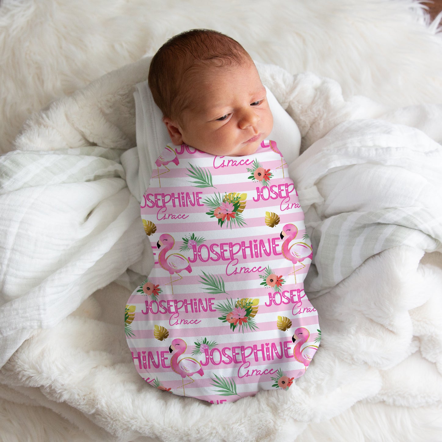 Flamingo swaddle discount