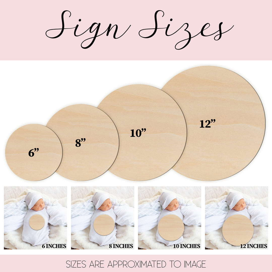 Peach Birth Stat Sign Easy Basic Creations