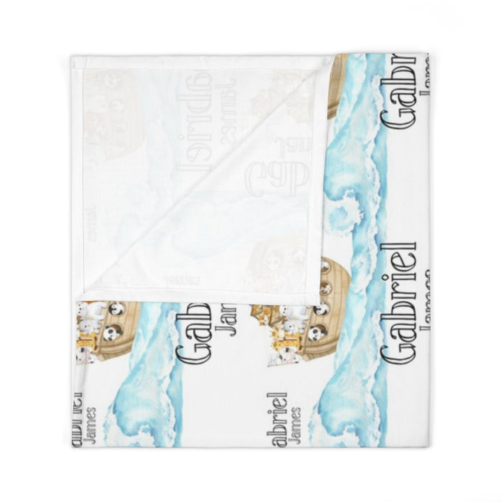 Noah's Ark Swaddle Blanket