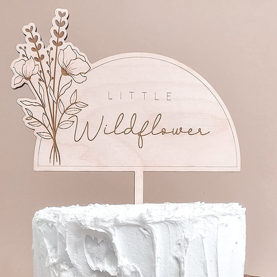 Little Wildflower Cake Topper