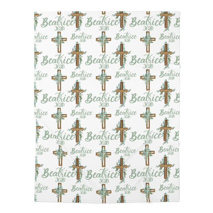 Newborn Swaddles - Personalized Bless This Child Swaddle Blanket