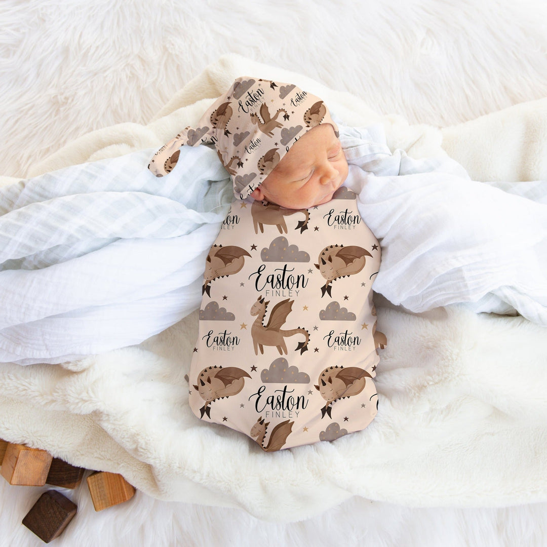 Boho Dragon Swaddle Blanket Easy Basic Creations