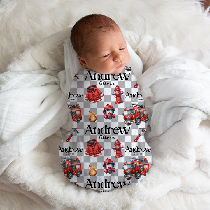 Firefighter Swaddle Blanket