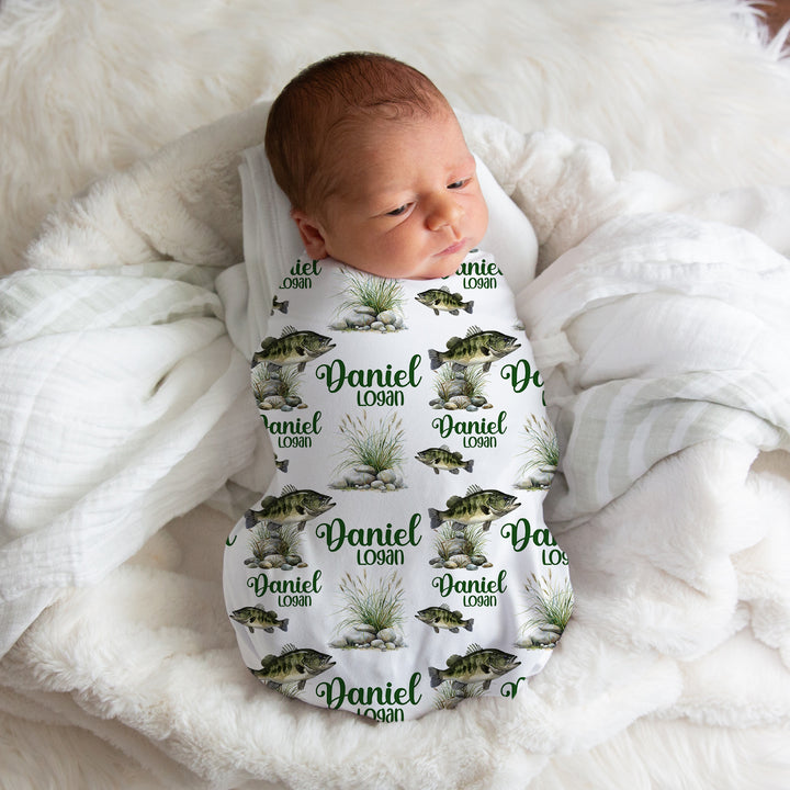 Fishing Swaddle Blanket