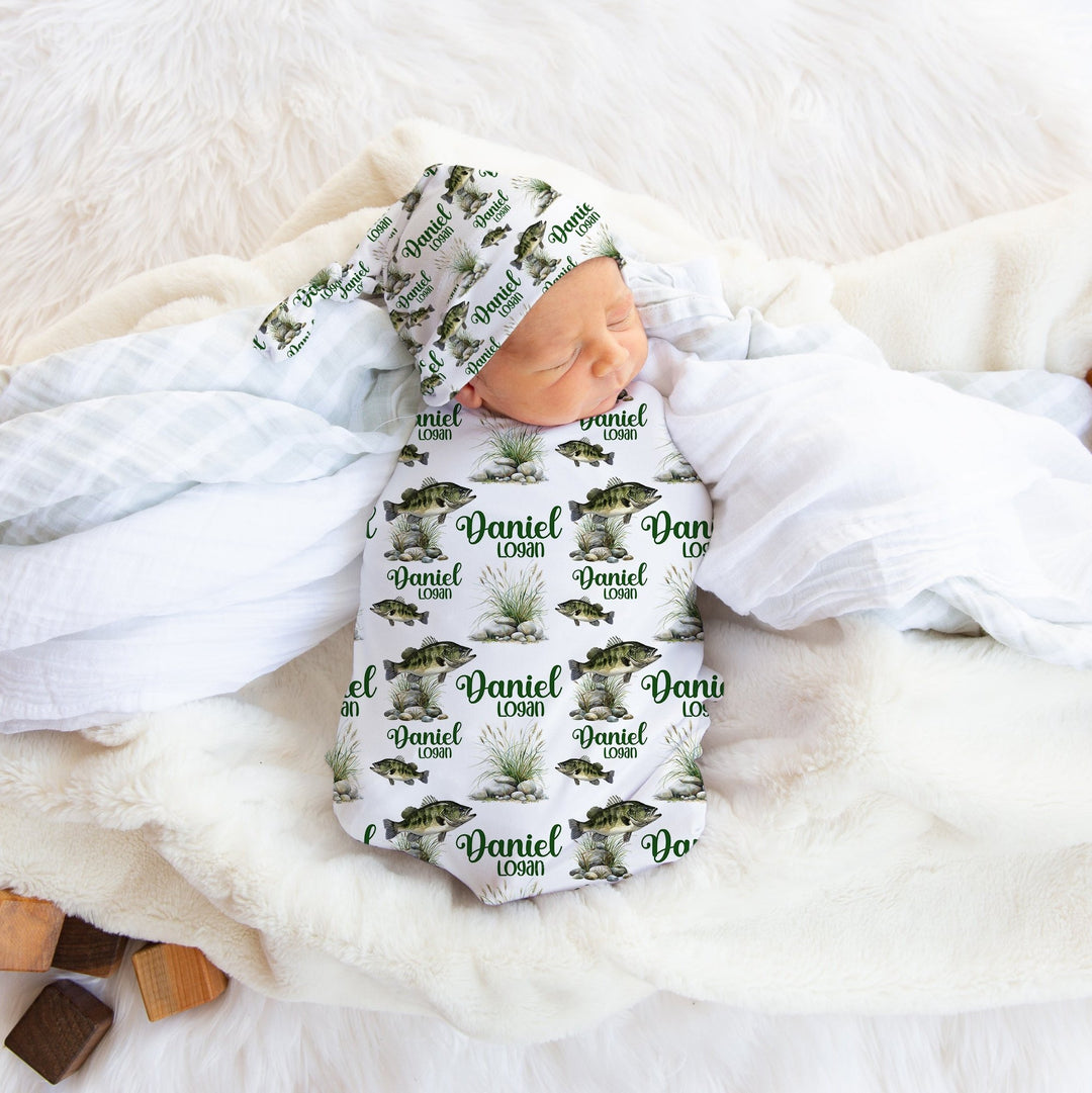 Fishing Swaddle Blanket