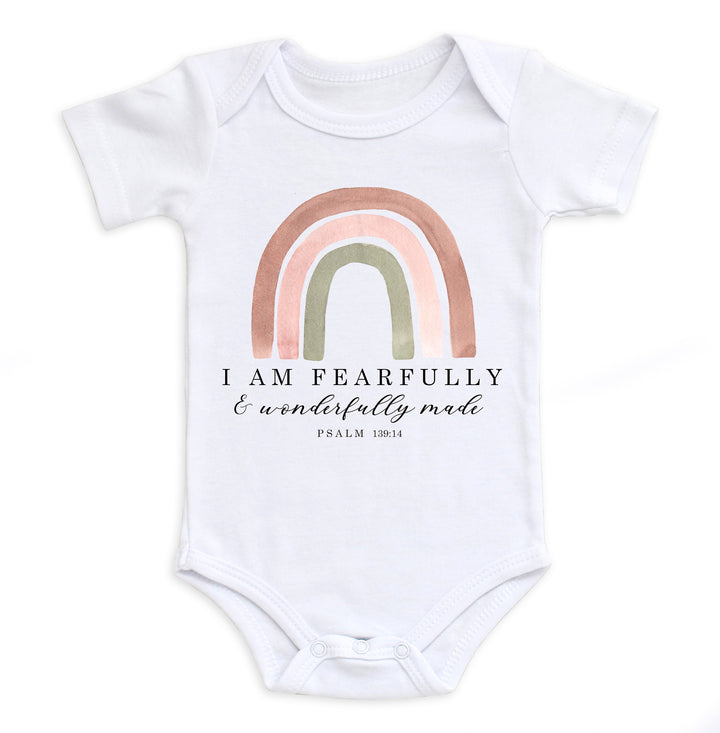 I Am Fearfully And Wonderfully Made Bodysuit Easy Basic Creations