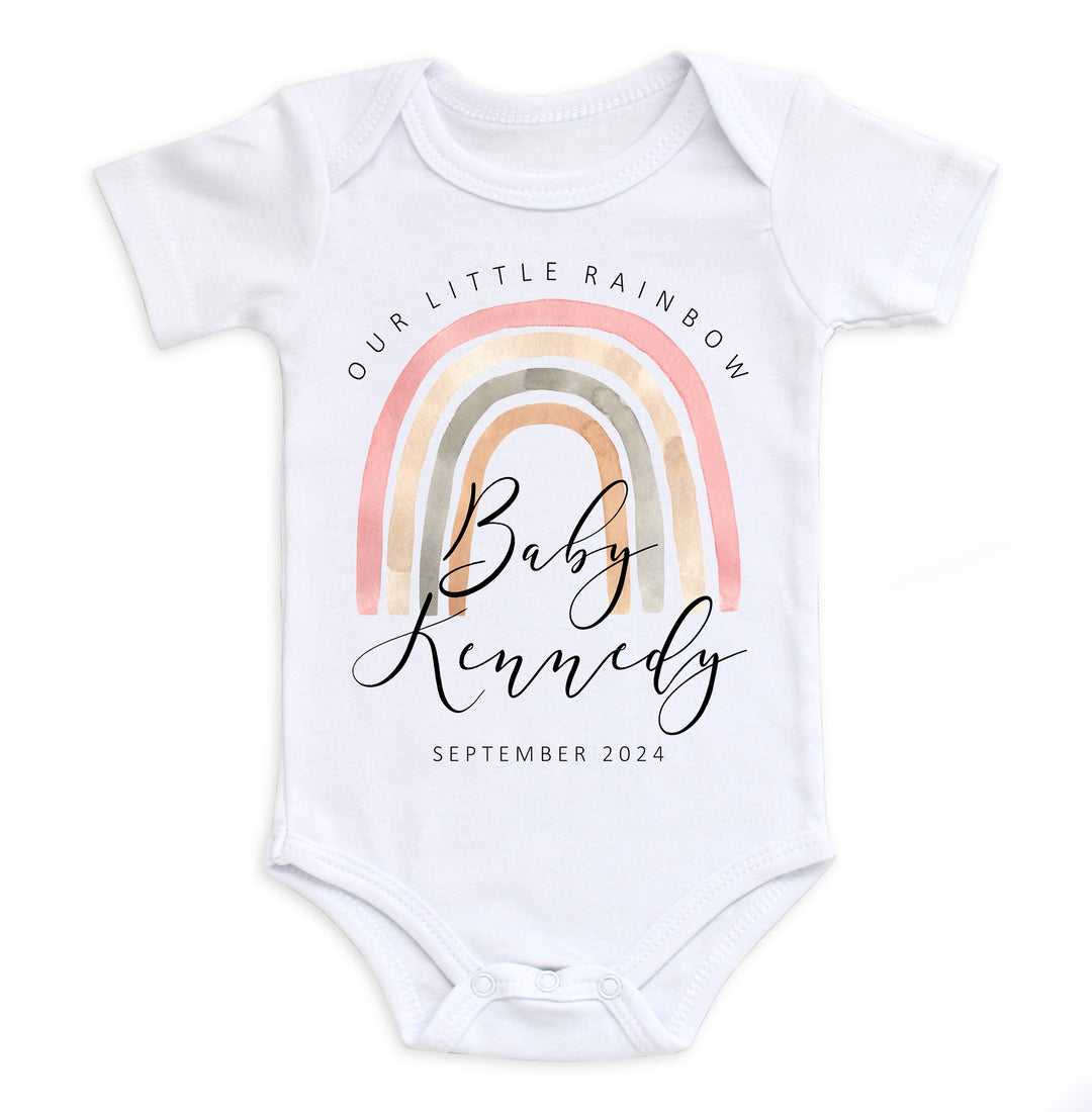 Our Little Rainbow Bodysuit Easy Basic Creations