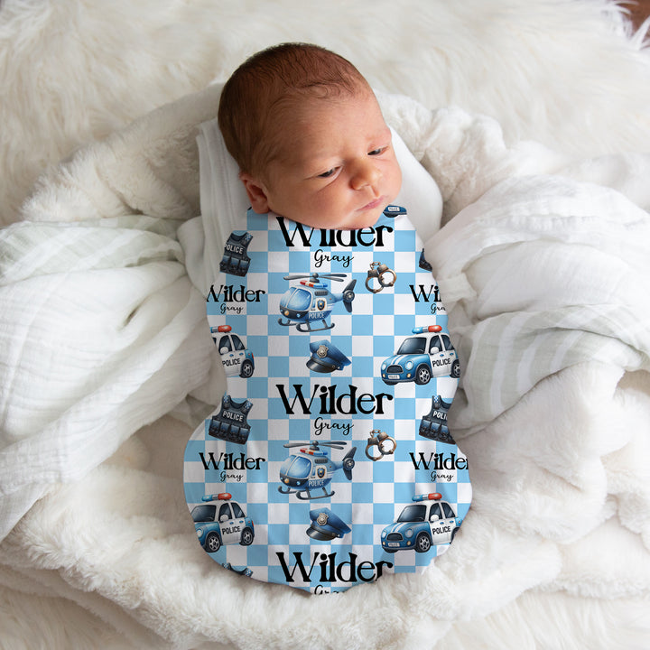 Police Swaddle Blanket