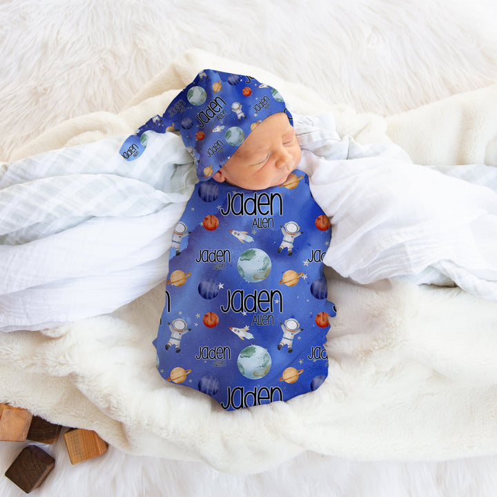 Space Astronaut Swaddle Blanket Easy Basic Creations