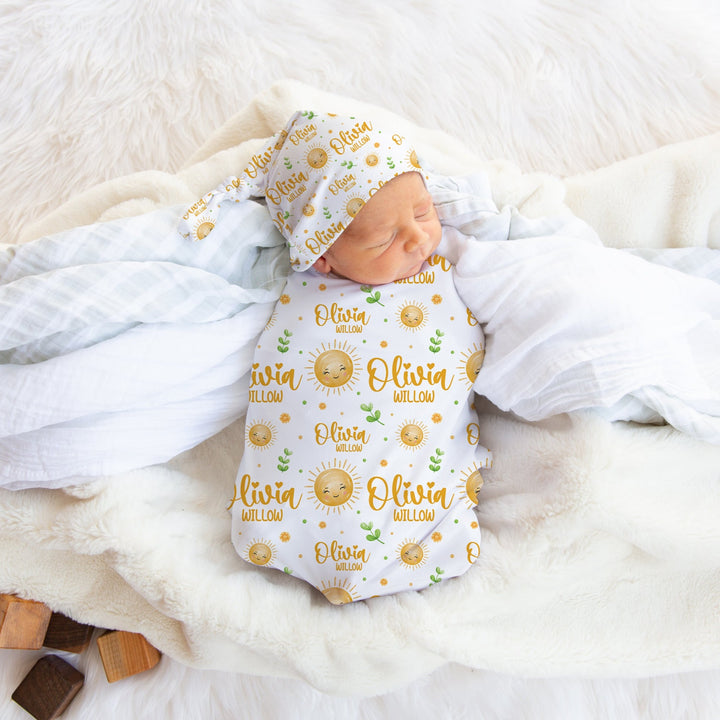 Sunshine Swaddle Blanket Easy Basic Creations