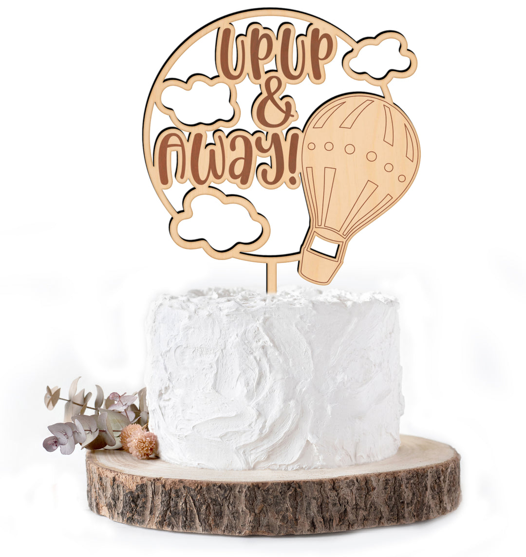 Hot Air Balloon Cake Topper