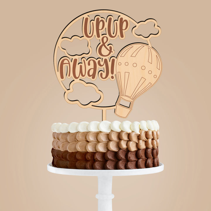 Hot Air Balloon Cake Topper