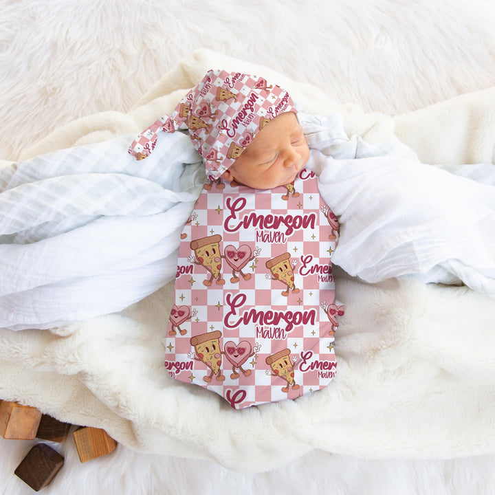 You Got A Pizza Of My Heart Swaddle Blanket Easy Basic Creations Shop