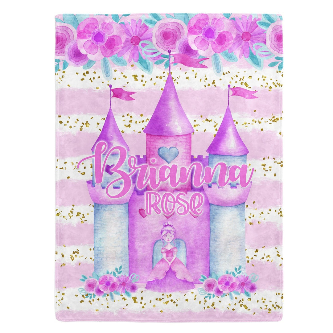 Princess Custom Name Blanket Easy Basic Creations