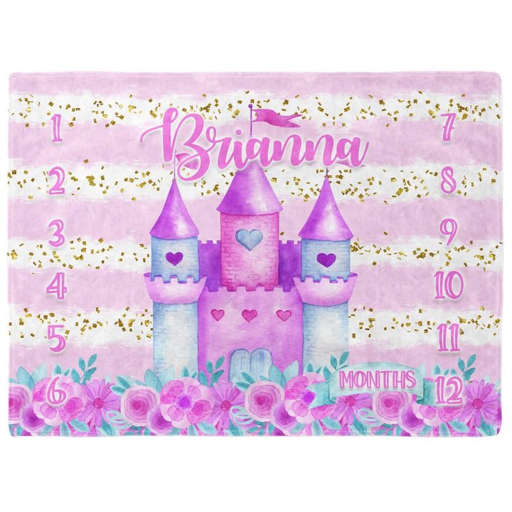 Princess Milestone Blanket Easy Basic Creations