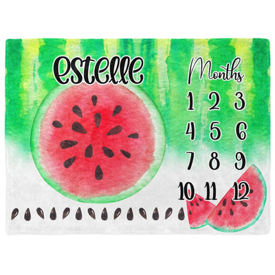 Watermelon Milestone Blanket Easy Basic Creations Shop