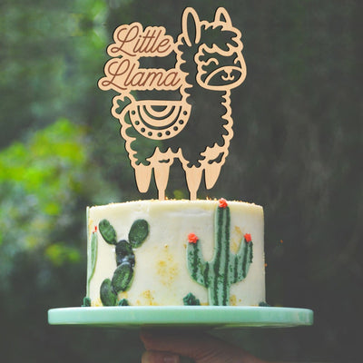 Little Llama Cake Topper Easy Basic Creations