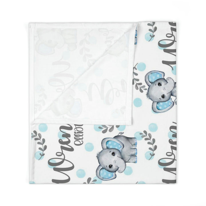 Elephant Boy Swaddle Blanket Easy Basic Creations