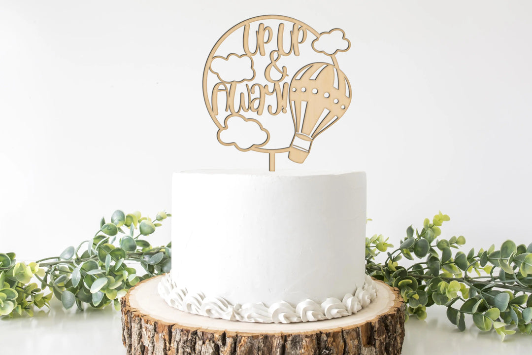 Hot Air Balloon Cake Topper - Easy Basic Creations