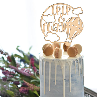 Hot Air Balloon Cake Topper - Easy Basic Creations