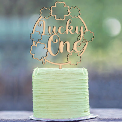Lucky One Cake Topper - Easy Basic Creations