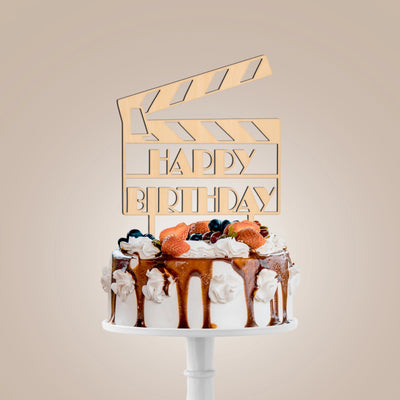 Clapboard Cake Topper - Easy Basic Creations