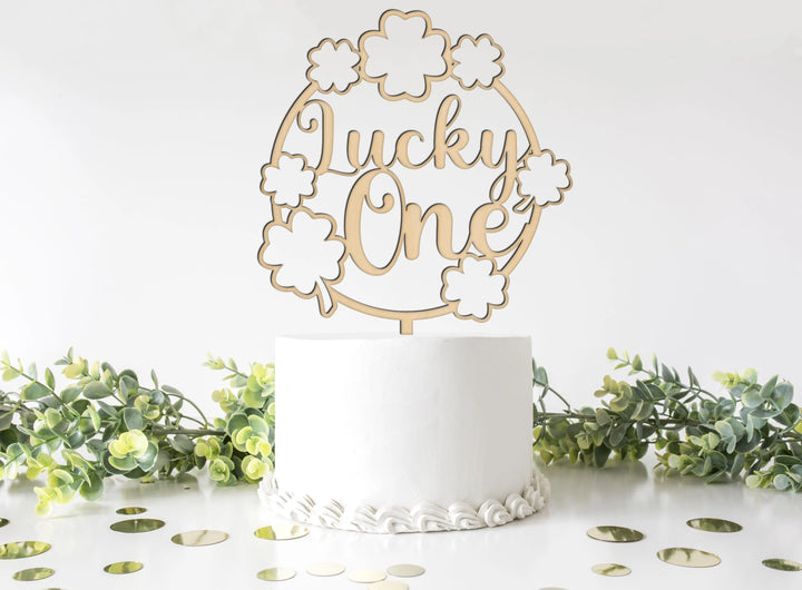 Lucky One Cake Topper - Easy Basic Creations