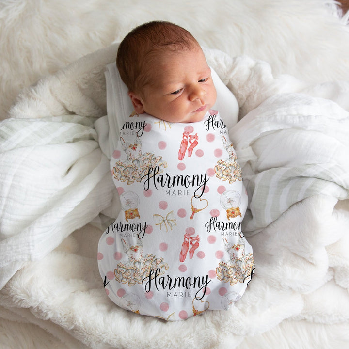 Ballerina Swaddle Blanket Easy Basic Creations