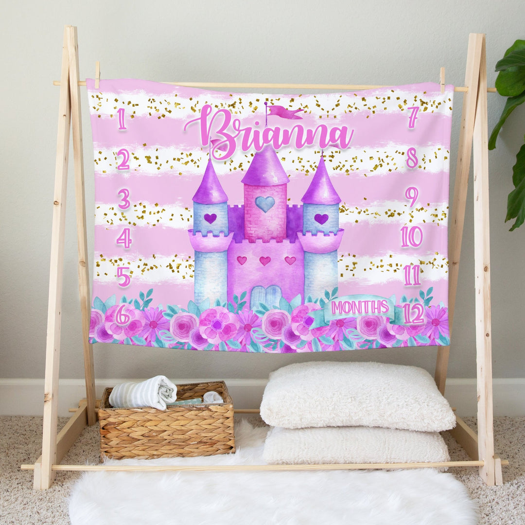 Princess Milestone Blanket Easy Basic Creations