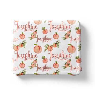 Perfect Peach Custom Name Blanket - Easy Basic Creations