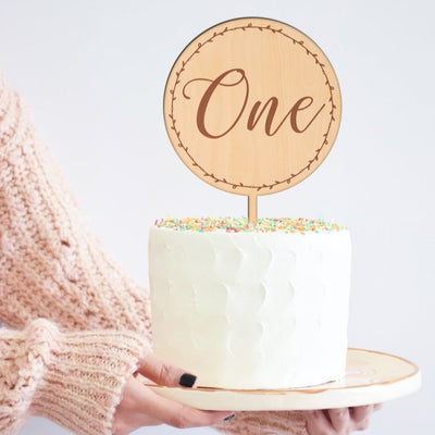 Boho One Cake Topper - Easy Basic Creations